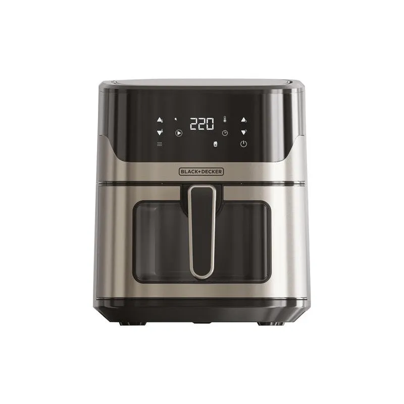 Friteuse Multicuiseur Airfryer 1800w 6,5l 6 Portions Panneau Digital 8 